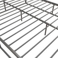 Metal Gray Full Size Platform Bed with Strong Metal Structure by Z-joyee -Cheap Z-joyee Store gray z joyee platform beds f fb857219713 c3 1000