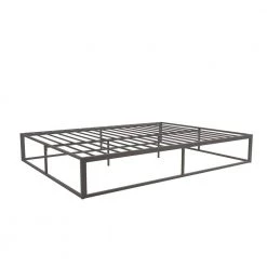 Metal Gray Full Size Platform Bed with Strong Metal Structure by Z-joyee -Cheap Z-joyee Store gray z joyee platform beds f fb857219713 e1 1000