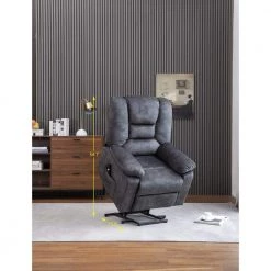 Gray Polyester Lift Chair Recliners Power Lift Recliner Adjustable Electric Chair For Elderly by Z-joyee 15 Gray Polyester Lift Chair Recliners Power Lift Recliner Adjustable Electric Chair For Elderly by Z-joyee -Cheap Z-joyee Store gray z joyee recliners p y202200068 31 1000