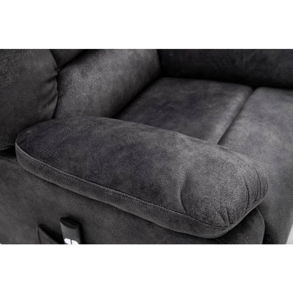 Gray Polyester Lift Chair Recliners Power Lift Recliner Adjustable Electric Chair For Elderly by Z-joyee 5 Gray Polyester Lift Chair Recliners Power Lift Recliner Adjustable Electric Chair For Elderly by Z-joyee - Image 5