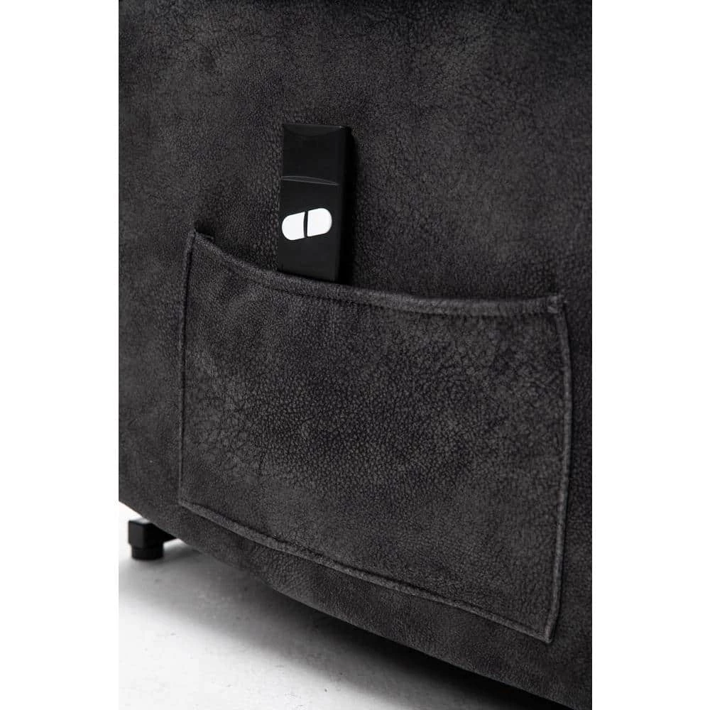 Gray Polyester Lift Chair Recliners Power Lift Recliner Adjustable Electric Chair For Elderly by Z-joyee 6 Gray Polyester Lift Chair Recliners Power Lift Recliner Adjustable Electric Chair For Elderly by Z-joyee - Image 6