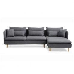 114 in. Square Arm 2-PieceL Shaped Fabric Modern Sectional Sofa in Gray with Removable Cushions by Z-joyee 9 114 in. Square Arm 2-PieceL Shaped Fabric Modern Sectional Sofa in Gray with Removable Cushions by Z-joyee -Cheap Z-joyee Store gray z joyee sectional sofas p q202200269 c3 1000