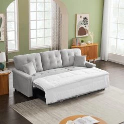 86.6 in. Square Arm 2-Piece L Shaped Velvet Modern Sectional Sofa in Gray w/Storage by Z-joyee 10 86.6 in. Square Arm 2-Piece L Shaped Velvet Modern Sectional Sofa in Gray w/Storage by Z-joyee -Cheap Z-joyee Store gray z joyee sectional sofas p s202200266 c3 1000