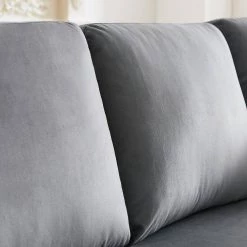 83.46 in. Width Gray Linen Twin Size Sofa Bed by Z-joyee -Cheap Z-joyee Store gray z joyee sofa beds lyws408aae 44 1000