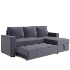 91 in. Gray Polyester Full Size Reversible Pull out Sleeper Sectional Storage Sofa Bed by Z-joyee -Cheap Z-joyee Store gray z joyee sofa beds p q202200346 c3 1000