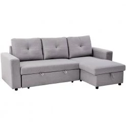90 in. Gray Polyester Full Size Reversible Pull Out Sleeper L-Shaped Sectional Storage Sofa Bed by Z-joyee 10 90 in. Gray Polyester Full Size Reversible Pull Out Sleeper L-Shaped Sectional Storage Sofa Bed by Z-joyee -Cheap Z-joyee Store gray z joyee sofa beds p q202200347 c3 1000