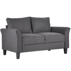 80 in. Square Arm Polyester Modern Straight 3 Piece Sofa Set in Gray by Z-joyee -Cheap Z-joyee Store gray z joyee sofas couches p q202200217 4f 1000