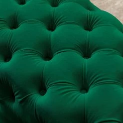 18.89 in. H x 51.18 in. W x 19.68 in. D Green Button-Tufted Ottoman Bench Upholstered Velvet Footrest Stool Accent Bench by Z-joyee -Cheap Z-joyee Store green z joyee bedroom benches p s202200334 44 1000