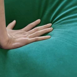 57 in. Width Green Velvet Twin Size Sofa Bed by Z-joyee -Cheap Z-joyee Store green z joyee sofa beds lyws015aaf 44 1000