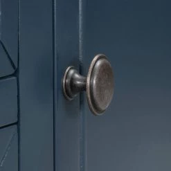 Wood Storage Cabinet with 4 Drawers, Light Navy by Z-joyee -Cheap Z-joyee Store light navy z joyee accent cabinets lyac263aah 4f 1000