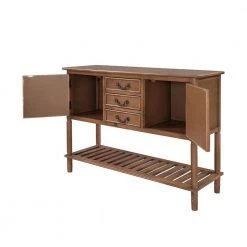 Mordern 45.20 in. Natural Standard Rectangle Wood Console Table with 3 Drawers by Z-joyee 14 Mordern 45.20 in. Natural Standard Rectangle Wood Console Table with 3 Drawers by Z-joyee -Cheap Z-joyee Store natural z joyee console tables ly w113753750 77 1000