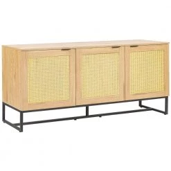 Natural Color Wicker Sideboard Storage Cabinet Wooden MDF Console Table by Z-joyee 8 Natural Color Wicker Sideboard Storage Cabinet Wooden MDF Console Table by Z-joyee -Cheap Z-joyee Store natural z joyee sideboards buffet tables p q202200037 c3 1000