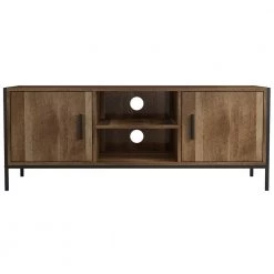 48.43 in. Natural TV Stand with 2-Storage Cabinets Fits TV's up to 50 in. by Z-joyee