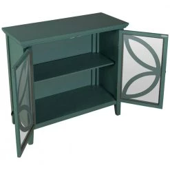 32 in. W Navy Green Accent Wooden Storage Cabinet with Decorative transparent Door by Z-joyee 12 32 in. W Navy Green Accent Wooden Storage Cabinet with Decorative transparent Door by Z-joyee -Cheap Z-joyee Store navy green z joyee accent cabinets ly wf284793aac 77 1000