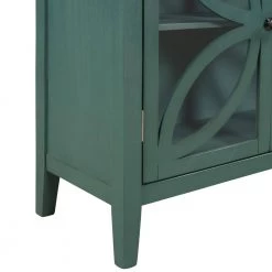 32 in. W Navy Green Accent Wooden Storage Cabinet with Decorative transparent Door by Z-joyee 17 32 in. W Navy Green Accent Wooden Storage Cabinet with Decorative transparent Door by Z-joyee -Cheap Z-joyee Store navy green z joyee accent cabinets ly wf284793aac fa 1000