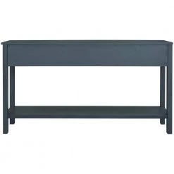 Navy Wood Storage Chest with 2 Different Size Drawers and Bottom Shelf for Storage by Z-joyee 13 Navy Wood Storage Chest with 2 Different Size Drawers and Bottom Shelf for Storage by Z-joyee -Cheap Z-joyee Store navy z joyee accent cabinets lyac290aam 66 1000