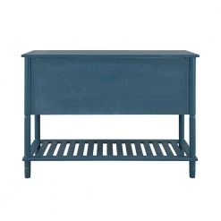 Mordern 45.20 in. Navy Standard Rectangle Wood Console Table with 3 Drawers by Z-joyee -Cheap Z-joyee Store navy z joyee console tables ly w113753751 66 1000