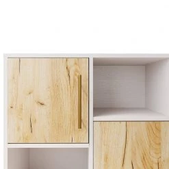 Oak Wood Storage Cabinet with 3 Cabinets and 3 Shelf by Z-joyee -Cheap Z-joyee Store oak z joyee accent cabinets lyac7246 fa 1000