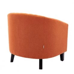 Orange Linen Accent Barrel Chair Living Room Chair with Nailheads by Z-joyee -Cheap Z-joyee Store orange z joyee accent chairs p a202200059 66 1000