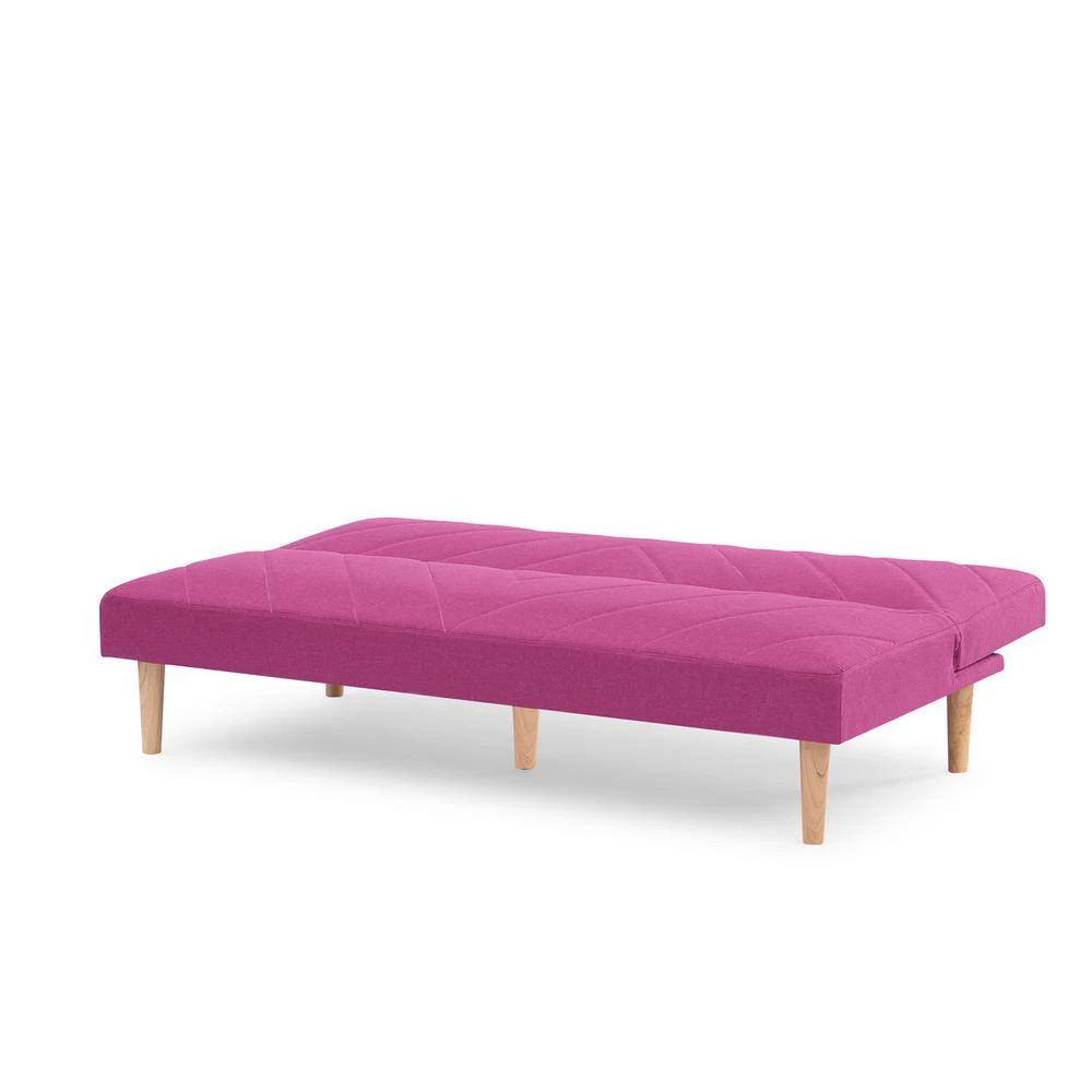 Pink Futon Variable Bed Living Room Folding Sofa by Z-joyee 5 Pink Futon Variable Bed Living Room Folding Sofa by Z-joyee - Image 5