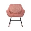 Pink Living Room Comfortable Rocking Chair Accent Chair by Z-joyee