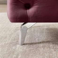 Red Upholstered Velvet Button-Tufted Ottoman Bench 51.18 in. W x 18.89 in. H x 19.68 in. D by Z-joyee -Cheap Z-joyee Store red z joyee bedroom benches ly 8839787 fa 1000