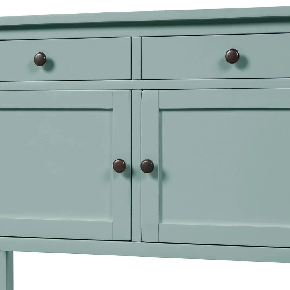 Modern Wood Storage Cabinets with 2 Doors and 1 Shelf, Retro Green by Z-joyee 9 Modern Wood Storage Cabinets with 2 Doors and 1 Shelf, Retro Green by Z-joyee - Image 9