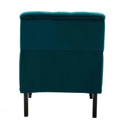 Mordern 28.5 in. W Teal Velvet Nailhead Trim Arm Chair by Z-joyee -Cheap Z-joyee Store teal z joyee accent chairs ly w113752340 66 1000
