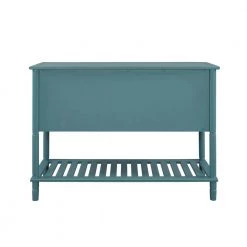Mordern 45.20 in. Teal Standard Rectangle Wood Console Table with 3 Drawers by Z-joyee 12 Mordern 45.20 in. Teal Standard Rectangle Wood Console Table with 3 Drawers by Z-joyee -Cheap Z-joyee Store teal z joyee console tables ly w113753752 66 1000