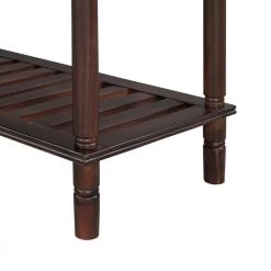 Mordern 45.20 in. Walnut Standard Rectangle Wood Console Table with 3 Drawers by Z-joyee -Cheap Z-joyee Store walnut z joyee console tables ly w113753753 44 1000