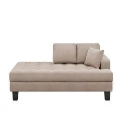 Warm Gray Deep Tufted Upholstered Textured Fabric Chaise Lounge with Toss Pillow for Living Room by Z-joyee 8 Warm Gray Deep Tufted Upholstered Textured Fabric Chaise Lounge with Toss Pillow for Living Room by Z-joyee -Cheap Z-joyee Store warm gray z joyee chaise lounges p y202200018 c3 1000