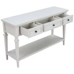 Wood Chest with 3 Drawers, White by Z-joyee -Cheap Z-joyee Store white z joyee accent cabinets lyac599aak 77 1000