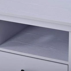 White Wood Storage Cabinet with 2 Drawers, 2 Cabinets and 1 Shelf by Z-joyee -Cheap Z-joyee Store white z joyee accent cabinets lyac624aak 1f 1000