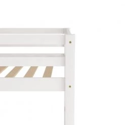 White Twin over Pull-out Bunk Bed with Trundle by Z-joyee -Cheap Z-joyee Store white z joyee bunk beds ly301aak 1ak 1 44 1000