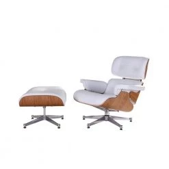 White Faux Leather Swivel Lounge Chair and Ottoman by Z-joyee 9 White Faux Leather Swivel Lounge Chair and Ottoman by Z-joyee -Cheap Z-joyee Store white z joyee chaise lounges p s202200204 c3 1000