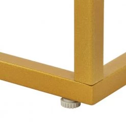 41.73 in. White Standard Rectangle Metal Console Table with Storage Shelf by Z-joyee 13 41.73 in. White Standard Rectangle Metal Console Table with Storage Shelf by Z-joyee -Cheap Z-joyee Store white z joyee console tables f fb857221938 1f 1000