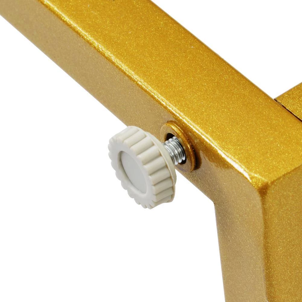 41.73 in. White Standard Rectangle Metal Console Table with Storage Shelf by Z-joyee 7 41.73 in. White Standard Rectangle Metal Console Table with Storage Shelf by Z-joyee - Image 7