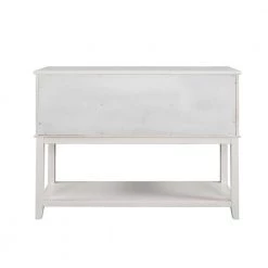 Retro 45.2 in. White Standard Rectangle Wood Console Table with Drawer by Z-joyee 12 Retro 45.2 in. White Standard Rectangle Wood Console Table with Drawer by Z-joyee -Cheap Z-joyee Store white z joyee console tables ly w113753744 66 1000
