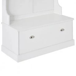 72 in. H White Hall Tree with 4-Hooks, Coat Hanger, Entryway Bench, Storage Bench by Z-joyee 13 72 in. H White Hall Tree with 4-Hooks, Coat Hanger, Entryway Bench, Storage Bench by Z-joyee -Cheap Z-joyee Store white z joyee hall trees bd hwf280709aak fa 1000