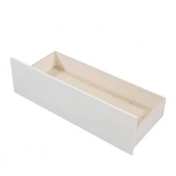 Wood White Twin Size House Bed with 2-Drawers by Z-joyee -Cheap Z-joyee Store white z joyee platform beds f fb857217023 1f 1000