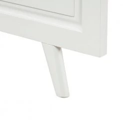 Wood White Twin Size Platform Bed with Wood Slat Support by Z-joyee -Cheap Z-joyee Store white z joyee platform beds f fb857217702 1f 1000