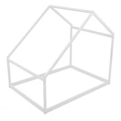 Wood White Full Wooden House Bed by Z-joyee -Cheap Z-joyee Store white z joyee platform beds f fb857218785 c3 1000